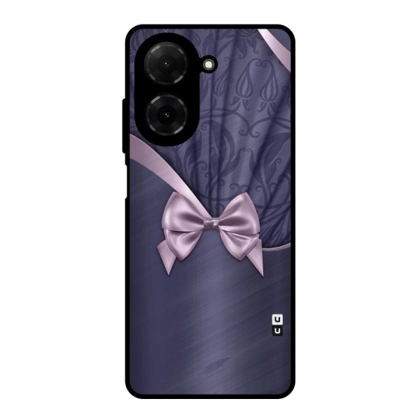 Pink Ribbon Metal Back Case for Poco C71