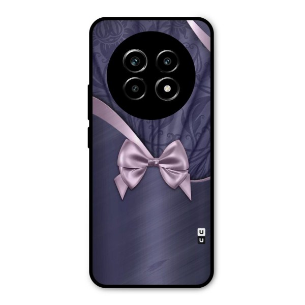 Pink Ribbon Metal Back Case for Realme 13 Pro