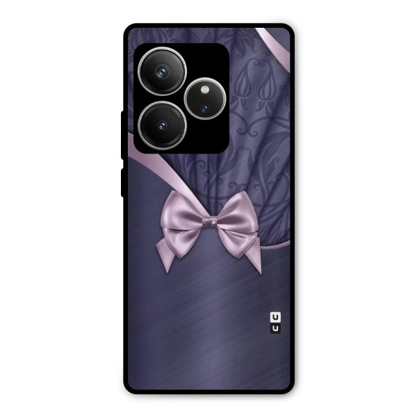 Pink Ribbon Metal Back Case for Realme GT 6