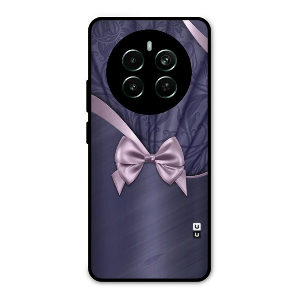 Pink Ribbon Metal Back Case for Realme Narzo 70 Pro