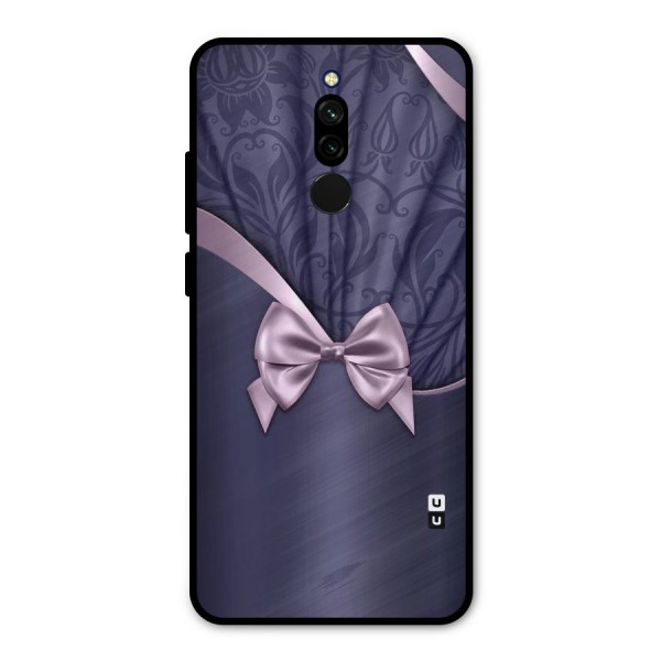 Pink Ribbon Metal Back Case for Redmi 8