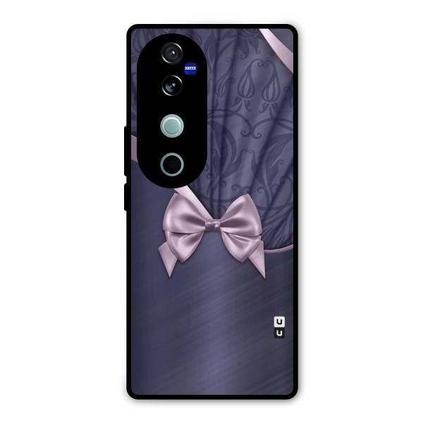 Pink Ribbon Metal Back Case for Vivo V40