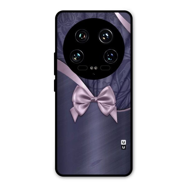 Pink Ribbon Metal Back Case for Xiaomi 14 Ultra