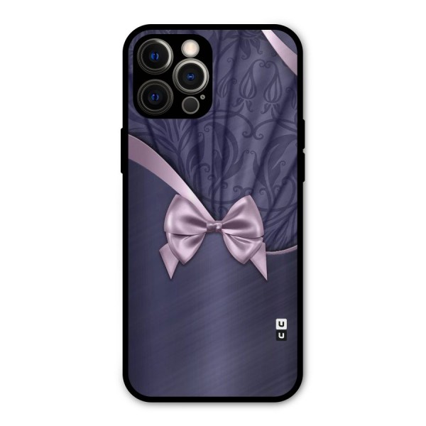 Pink Ribbon Metal Back Case for iPhone 12 Pro Max