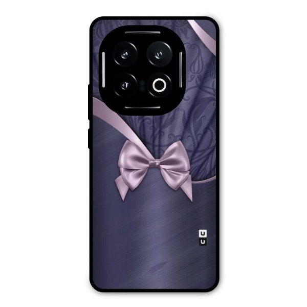 Pink Ribbon Metal Back Case for iQOO 13