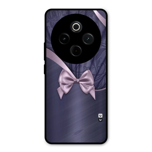 Pink Ribbon Metal Back Case for iQOO Z10