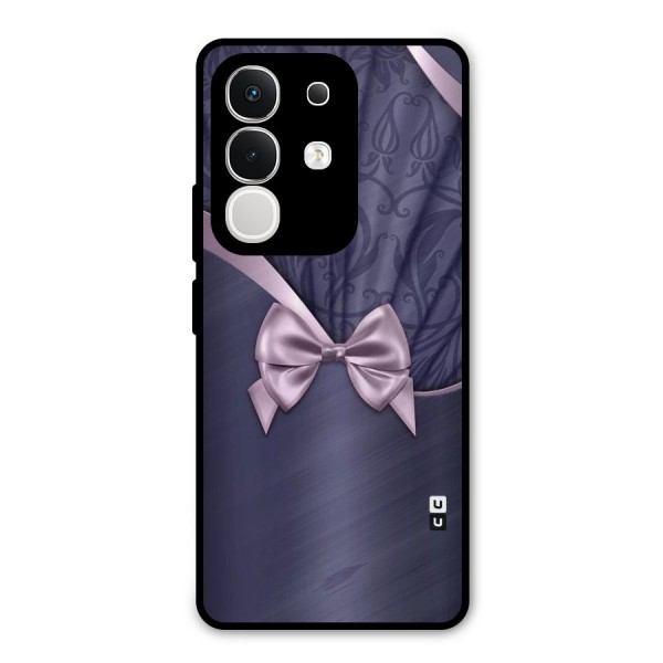 Pink Ribbon Metal Back Case for iQOO Z10x