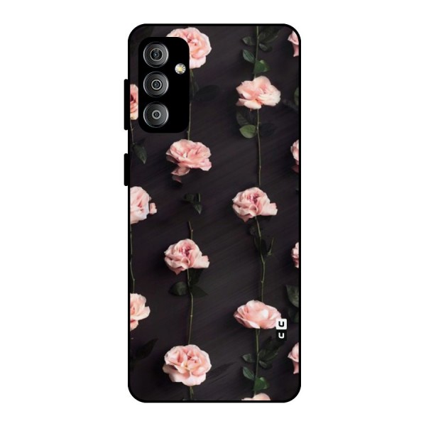 Pink Roses Metal Back Case for Galaxy F23