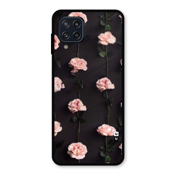 Pink Roses Metal Back Case for Galaxy M32
