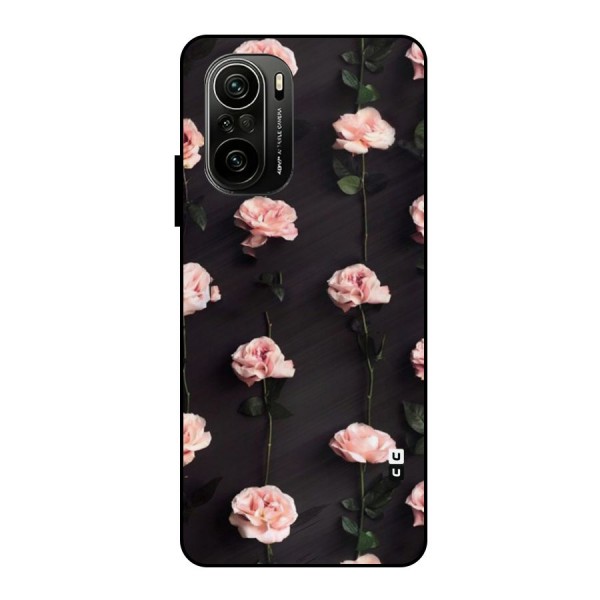 Pink Roses Metal Back Case for Mi 11X Pro