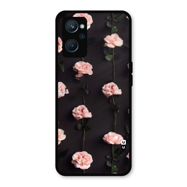 Pink Roses Metal Back Case for Realme 9i