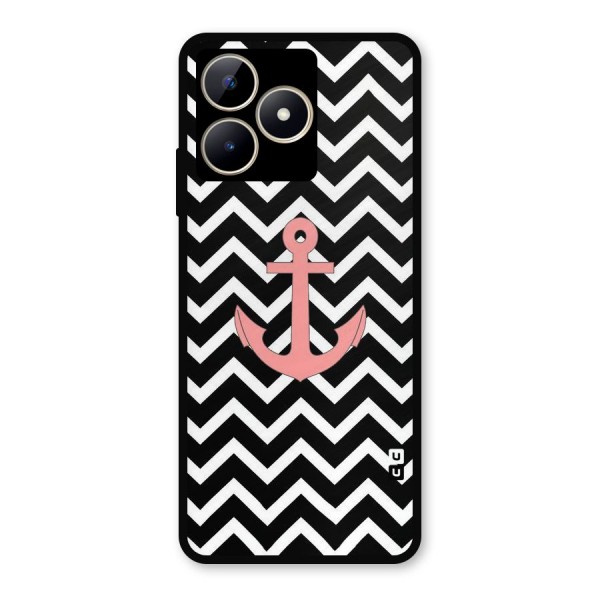 Pink Sailor Metal Back Case for Realme C53