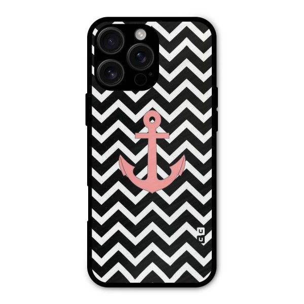 Pink Sailor Metal Back Case for iPhone 16 Pro Max
