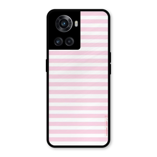 Pink Stripes Metal Back Case for OnePlus 10R