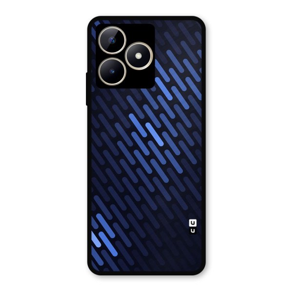 Pipe Shades Pattern Printed Metal Back Case for Realme C53
