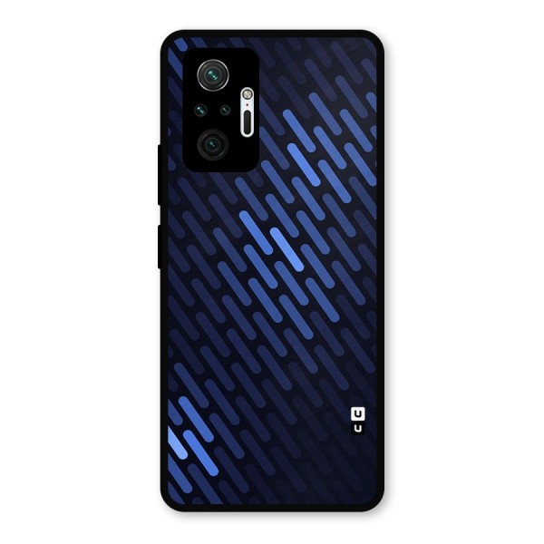 Pipe Shades Pattern Printed Metal Back Case for Redmi Note 10 Pro Max