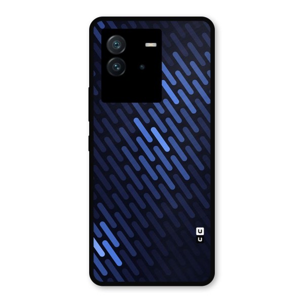 Pipe Shades Pattern Printed Metal Back Case for iQOO Neo 6 5G