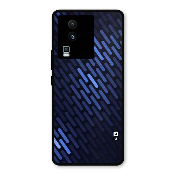 Pipe Shades Pattern Printed Metal Back Case for iQOO Neo 7 Pro