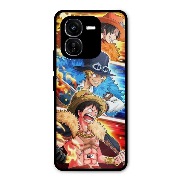 Pirate Brothers Metal Back Case for iQOO Z9x