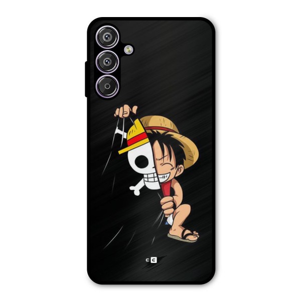 Pirate Luffy Metal Back Case for Galaxy F15