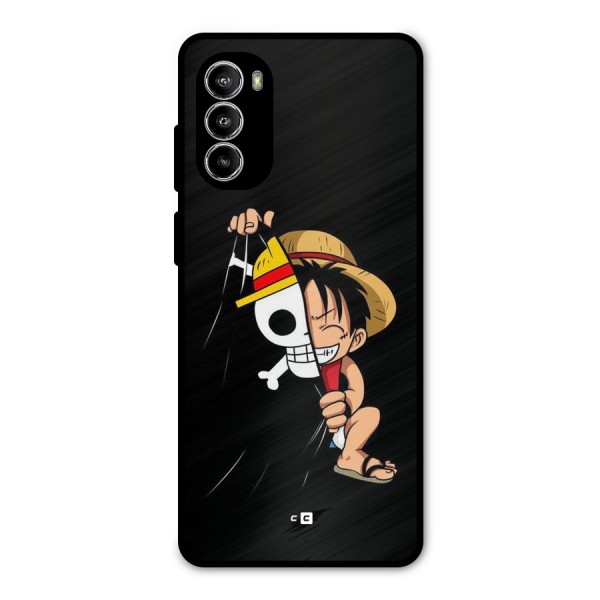 Pirate Luffy Metal Back Case for Moto G52