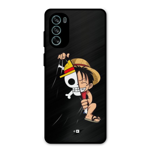 Pirate Luffy Metal Back Case for Moto G62