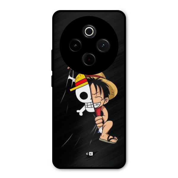 Pirate Luffy Metal Back Case for iQOO Z10