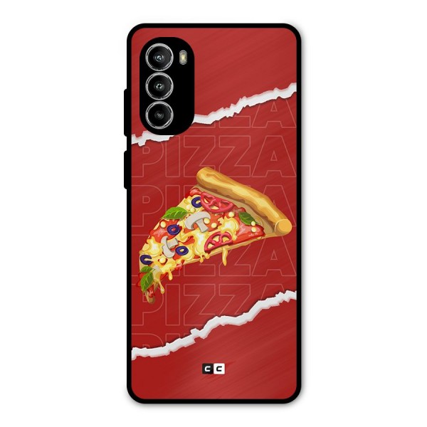 Pizza Lover Metal Back Case for Moto G52