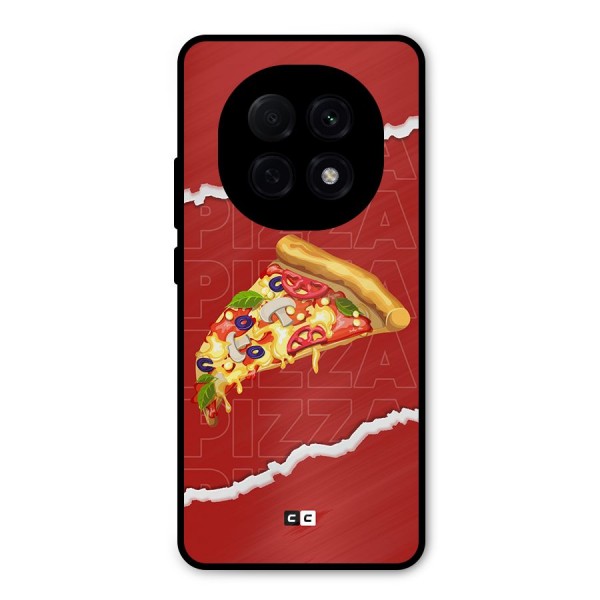Pizza Lover Metal Back Case for Oppo F29 Pro