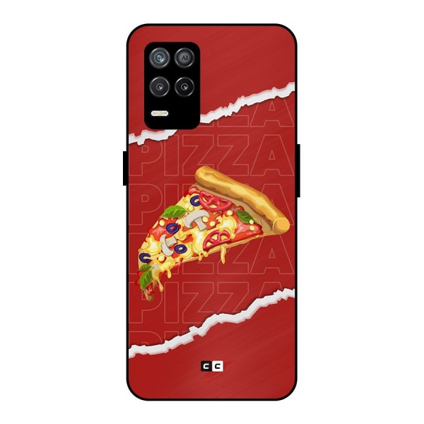 Pizza Lover Metal Back Case for Realme 9 5G