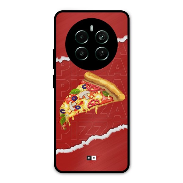 Pizza Lover Metal Back Case for Realme Narzo 70 Pro
