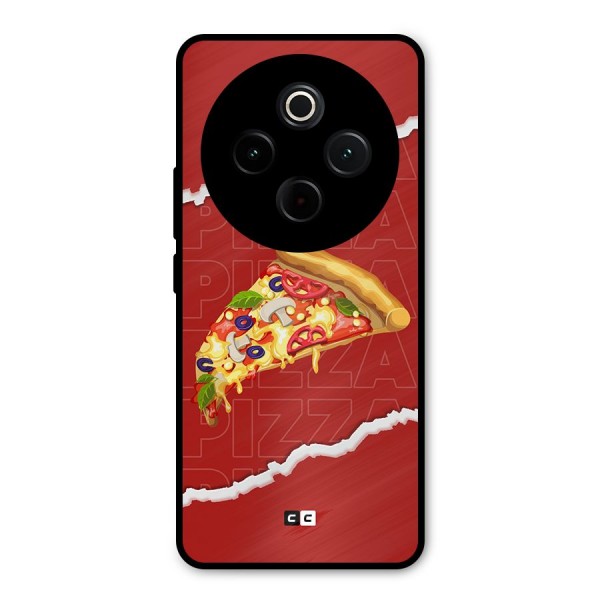 Pizza Lover Metal Back Case for Vivo T4