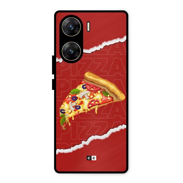 Pizza Lover Metal Back Case for Vivo V29e