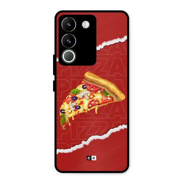 Pizza Lover Metal Back Case for Vivo Y200