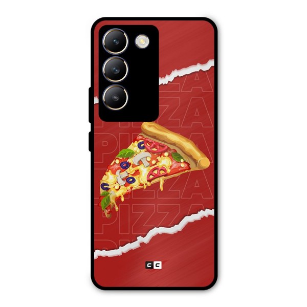 Pizza Lover Metal Back Case for Vivo Y200e