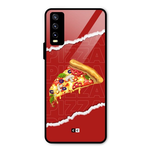 Pizza Lover Metal Back Case for Vivo Y20i