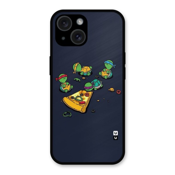 Pizza Overload Metal Back Case for iPhone 15