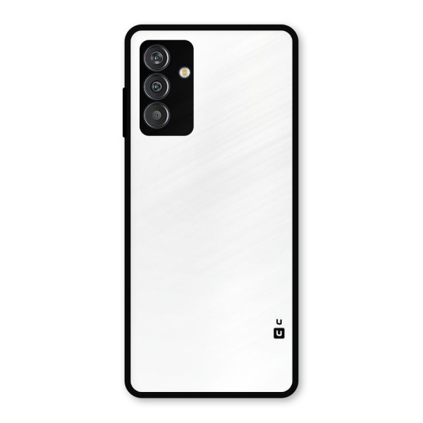 Plain White Metal Back Case for Galaxy M14 5G