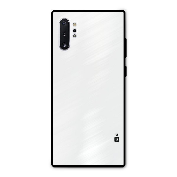 Plain White Metal Back Case for Galaxy Note 10 Plus