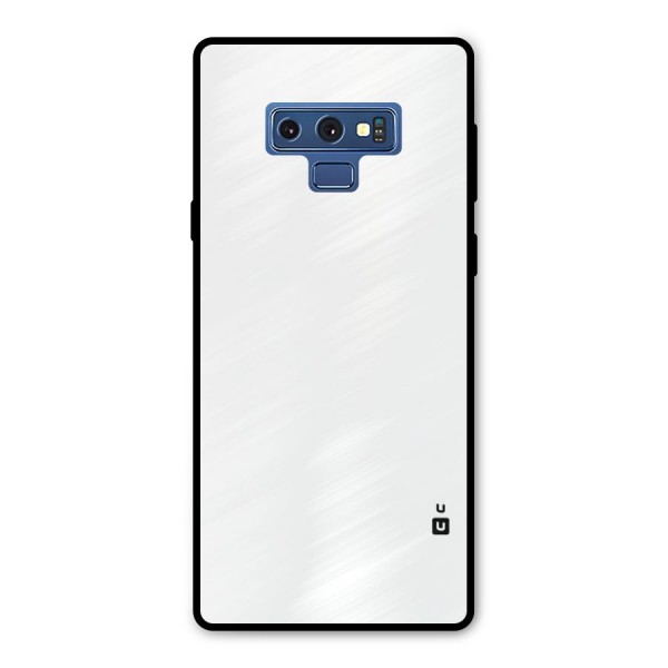 Plain White Metal Back Case for Galaxy Note 9
