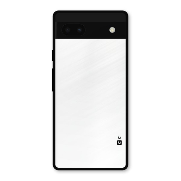 Plain White Metal Back Case for Google Pixel 6a