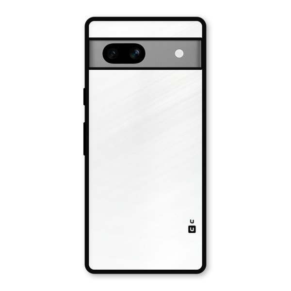 Plain White Metal Back Case for Google Pixel 7a