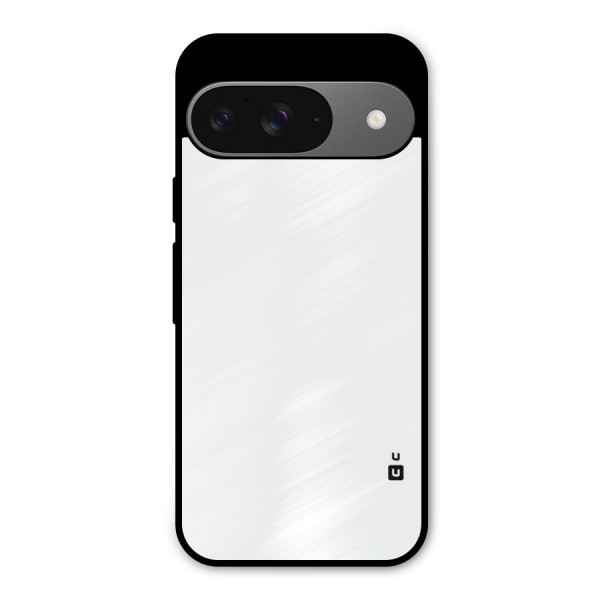 Plain White Metal Back Case for Google Pixel 9