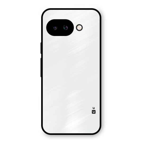 Plain White Metal Back Case for Google Pixel 9a
