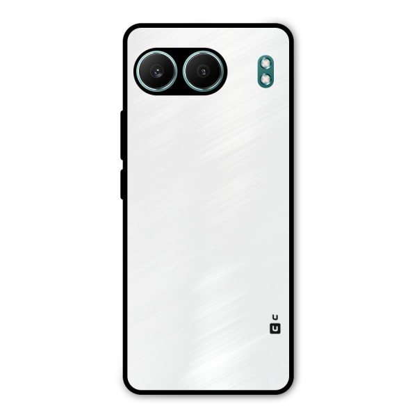 Plain White Metal Back Case for OnePlus Nord 4