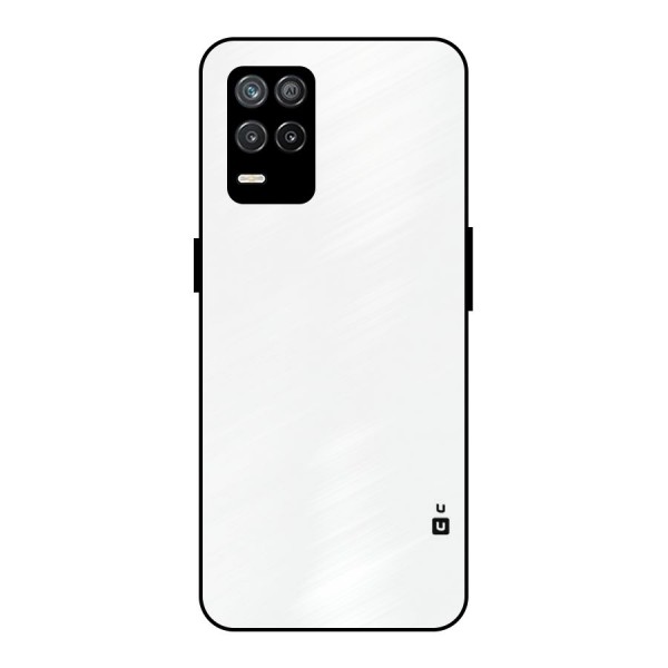 Plain White Metal Back Case for Realme 9 5G