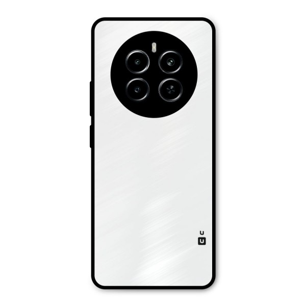 Plain White Metal Back Case for Realme P1