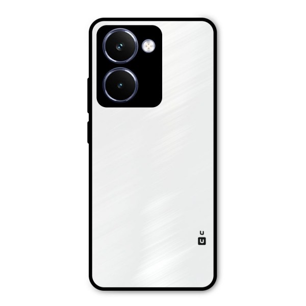 Plain White Metal Back Case for Realme P3 Ultra