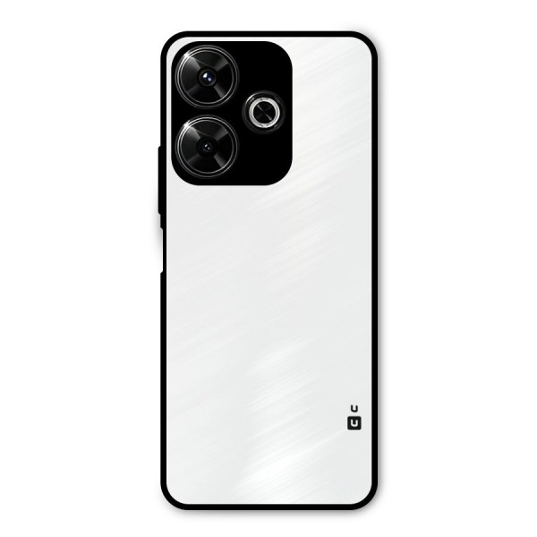 Plain White Metal Back Case for Redmi 13 5G