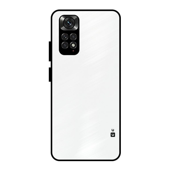 Plain White Metal Back Case for Redmi Note 11 Pro Plus 5G